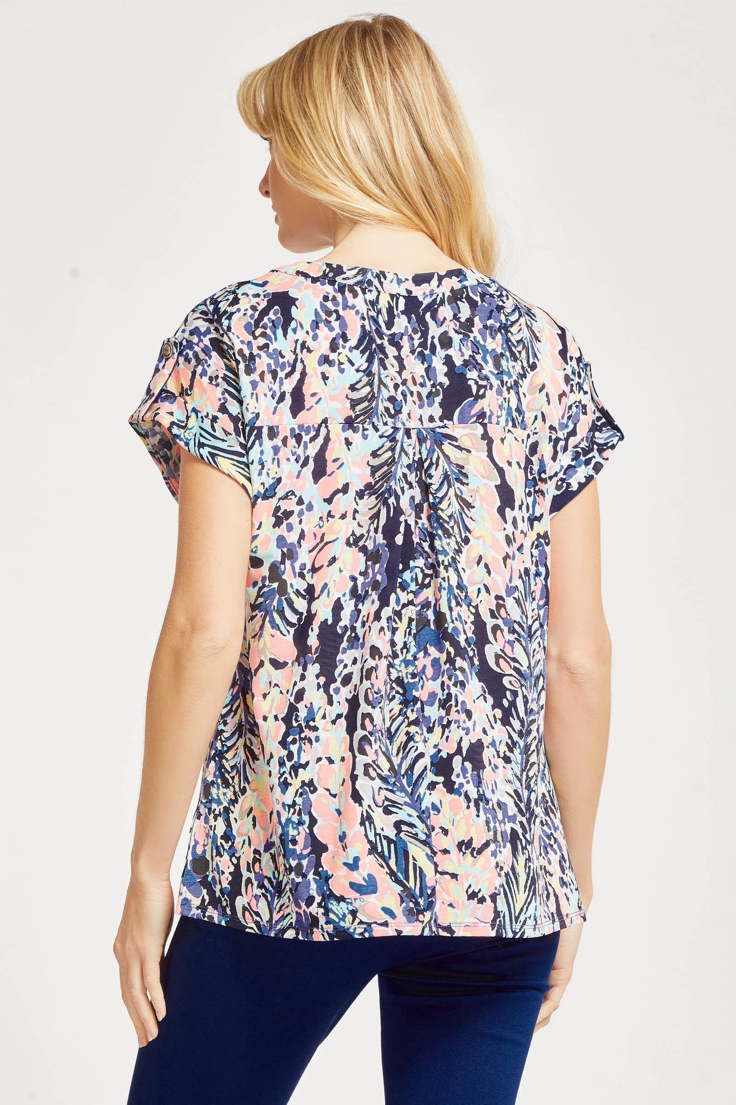 Lizzy Dolman Short Sleeve Wrinkle Free