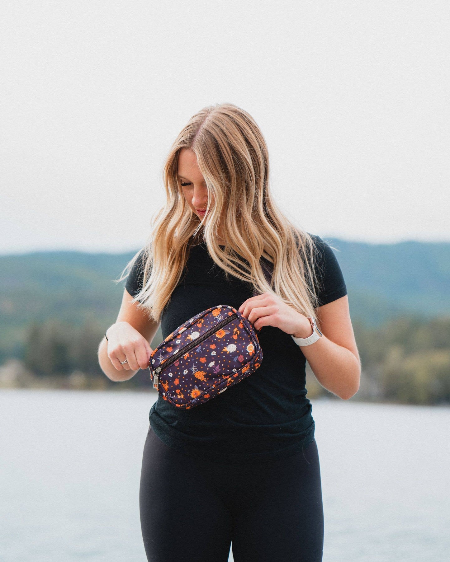 Belt Bag - Plum Floral