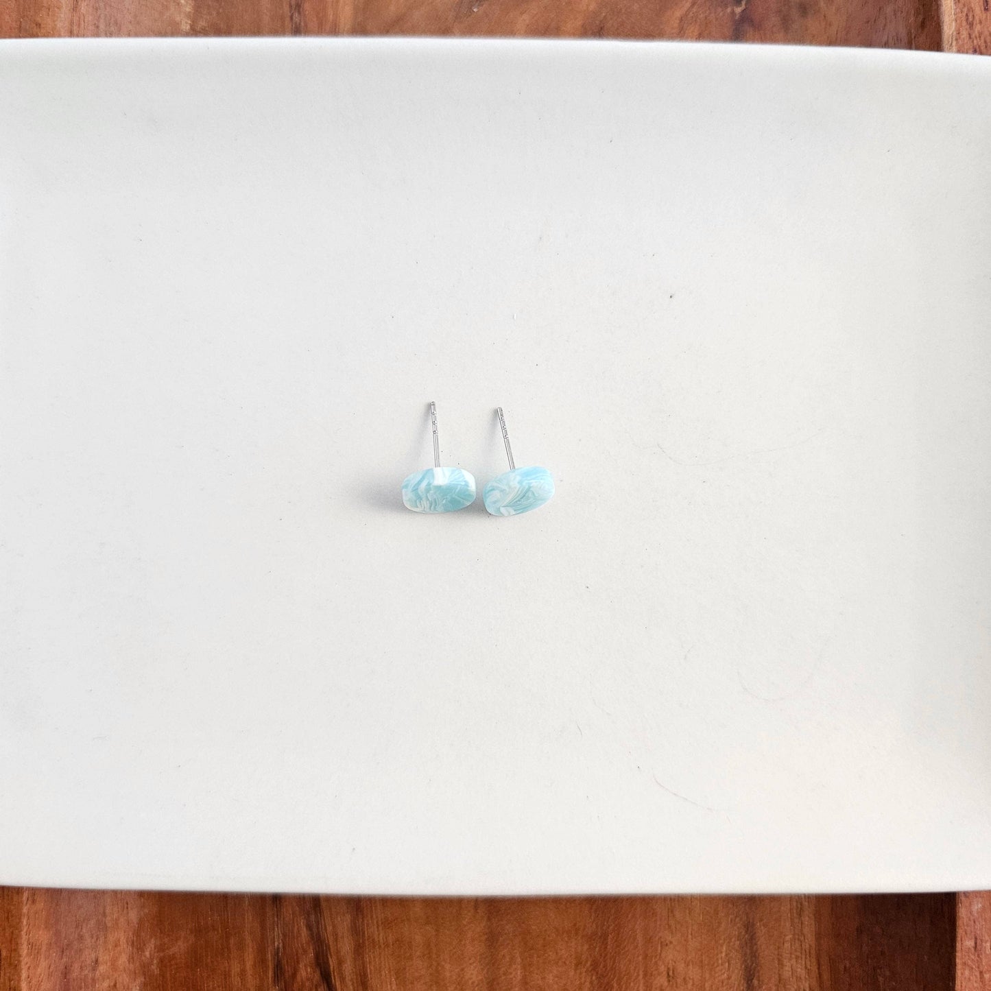 Kate Studs - Aquamarine // Jewelry, Earrings, Gift