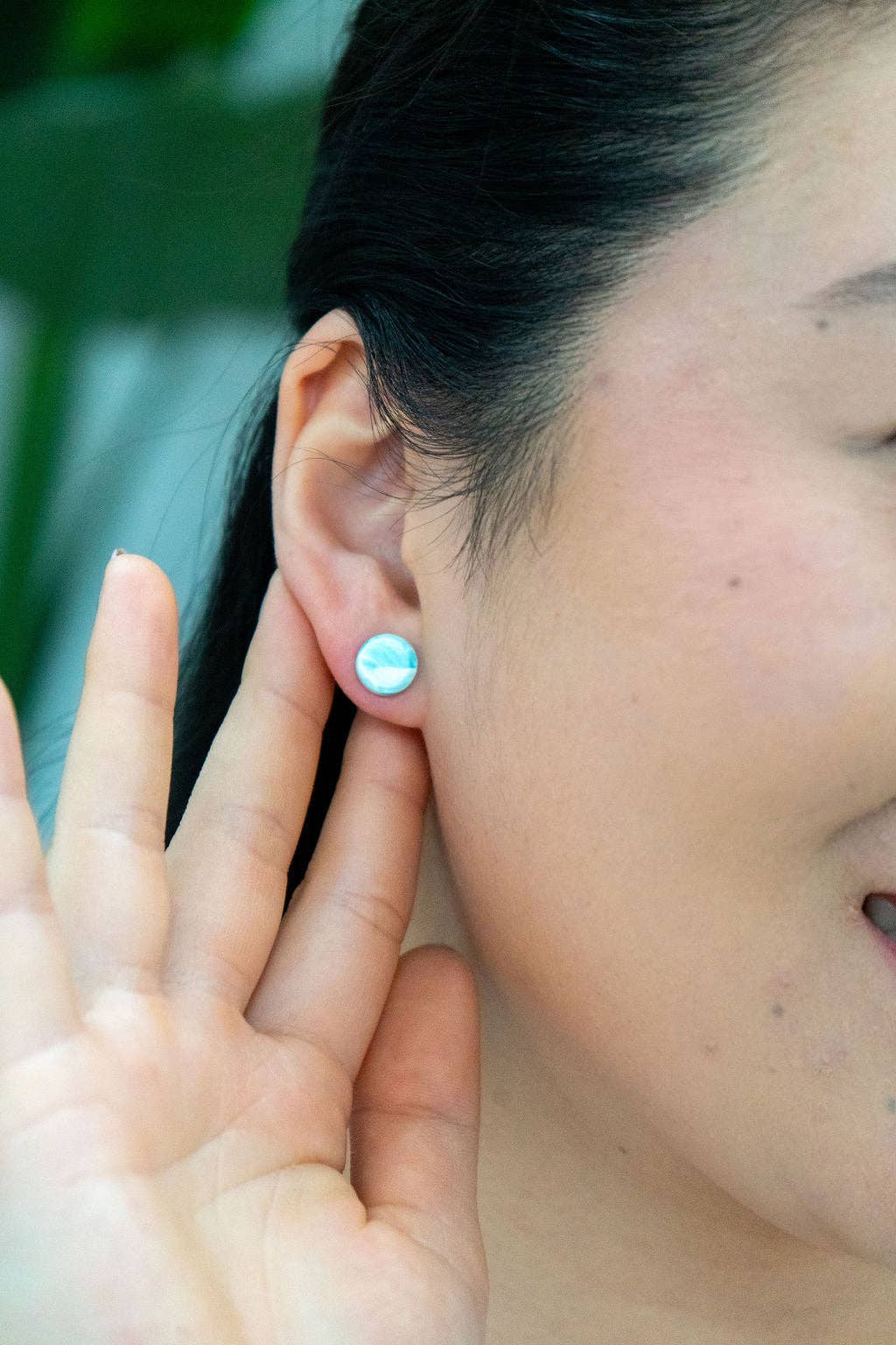 Kate Studs - Aquamarine // Jewelry, Earrings, Gift