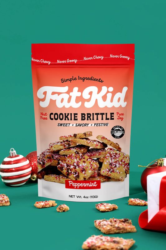 Peppermint Fat Kid Cookie Brittle