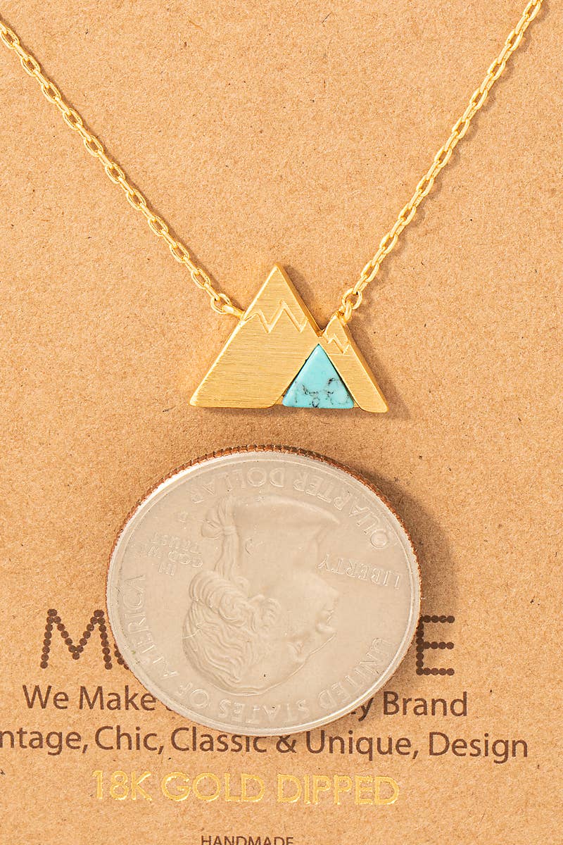 Stone Mountain Pendant Necklace