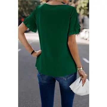 GREEN TULIP BLOUSE