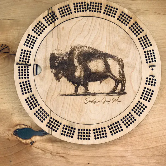 Engraved Cribbage Board