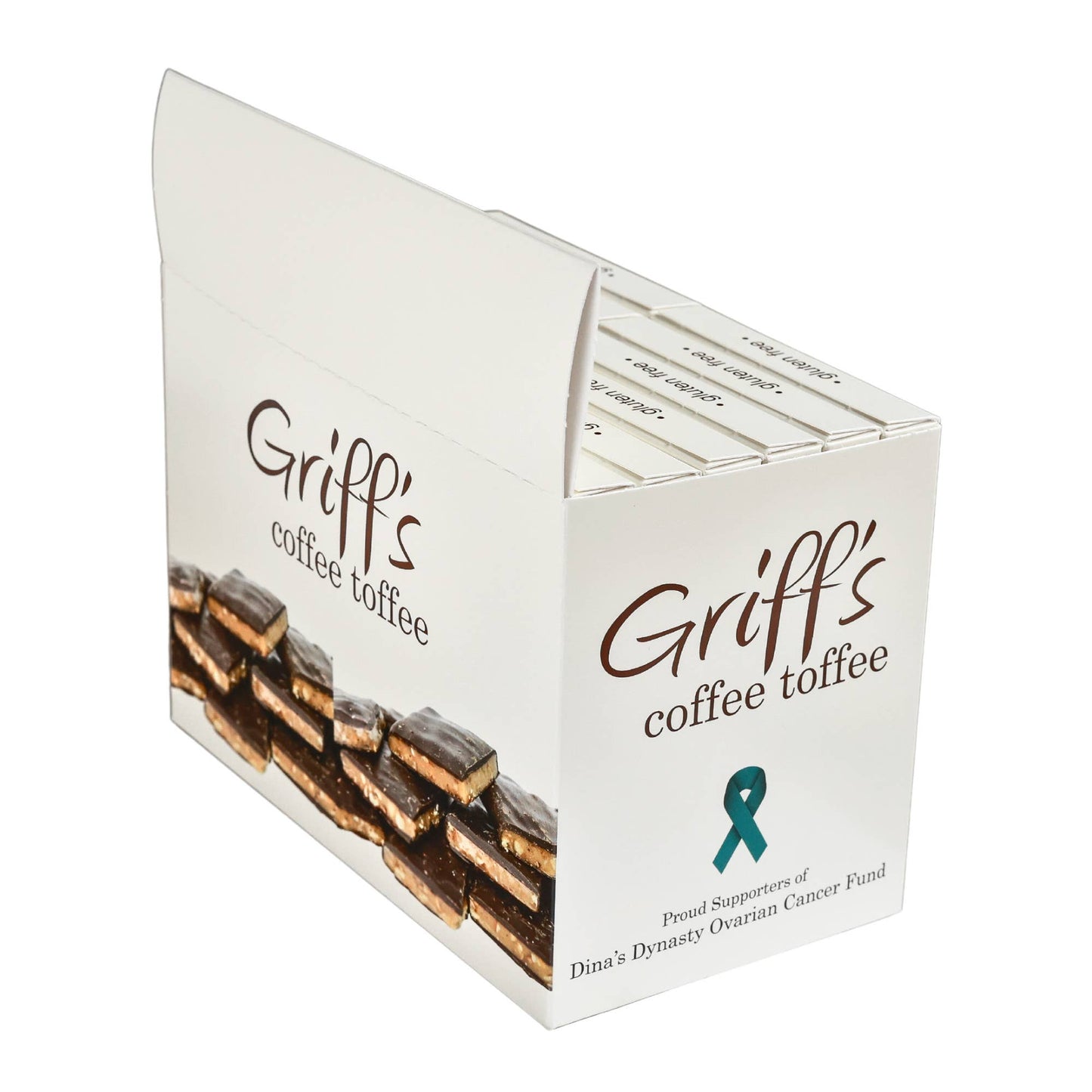 Griff's Coffee Toffee - 2oz Dark Chocolate Toffee