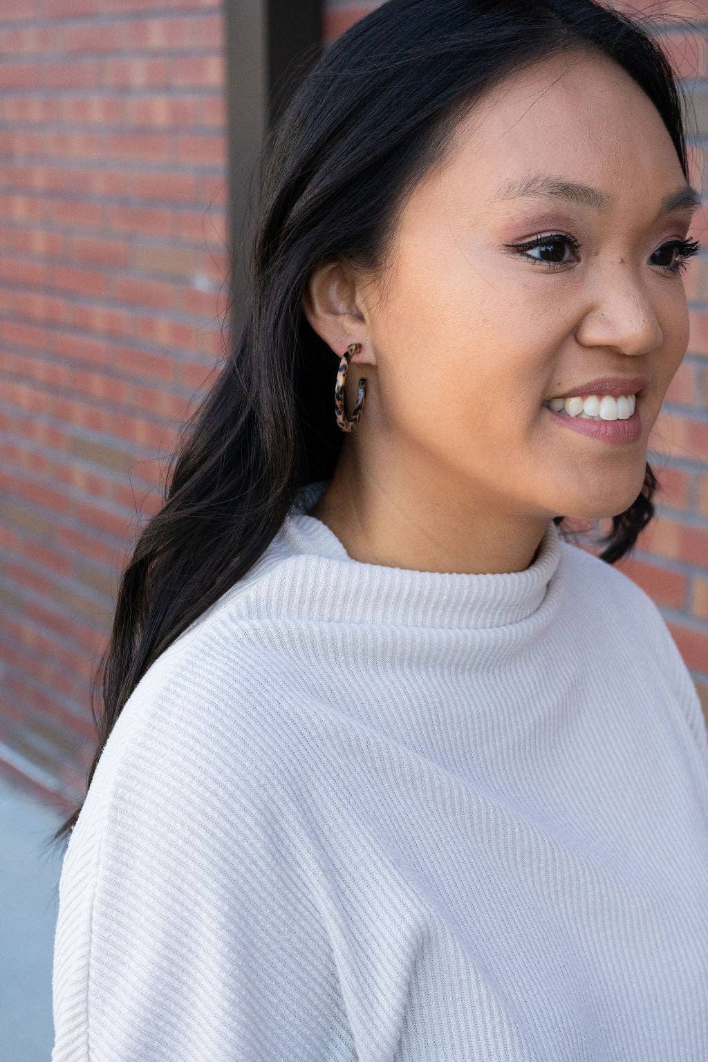 Camy Hoops - Cheetah // Gift, Earrings, Jewelry