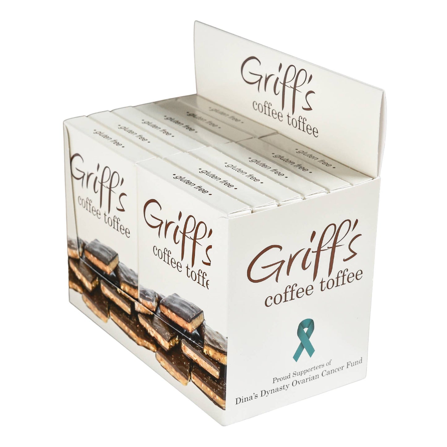 Griff's Coffee Toffee - 2oz Dark Chocolate Toffee