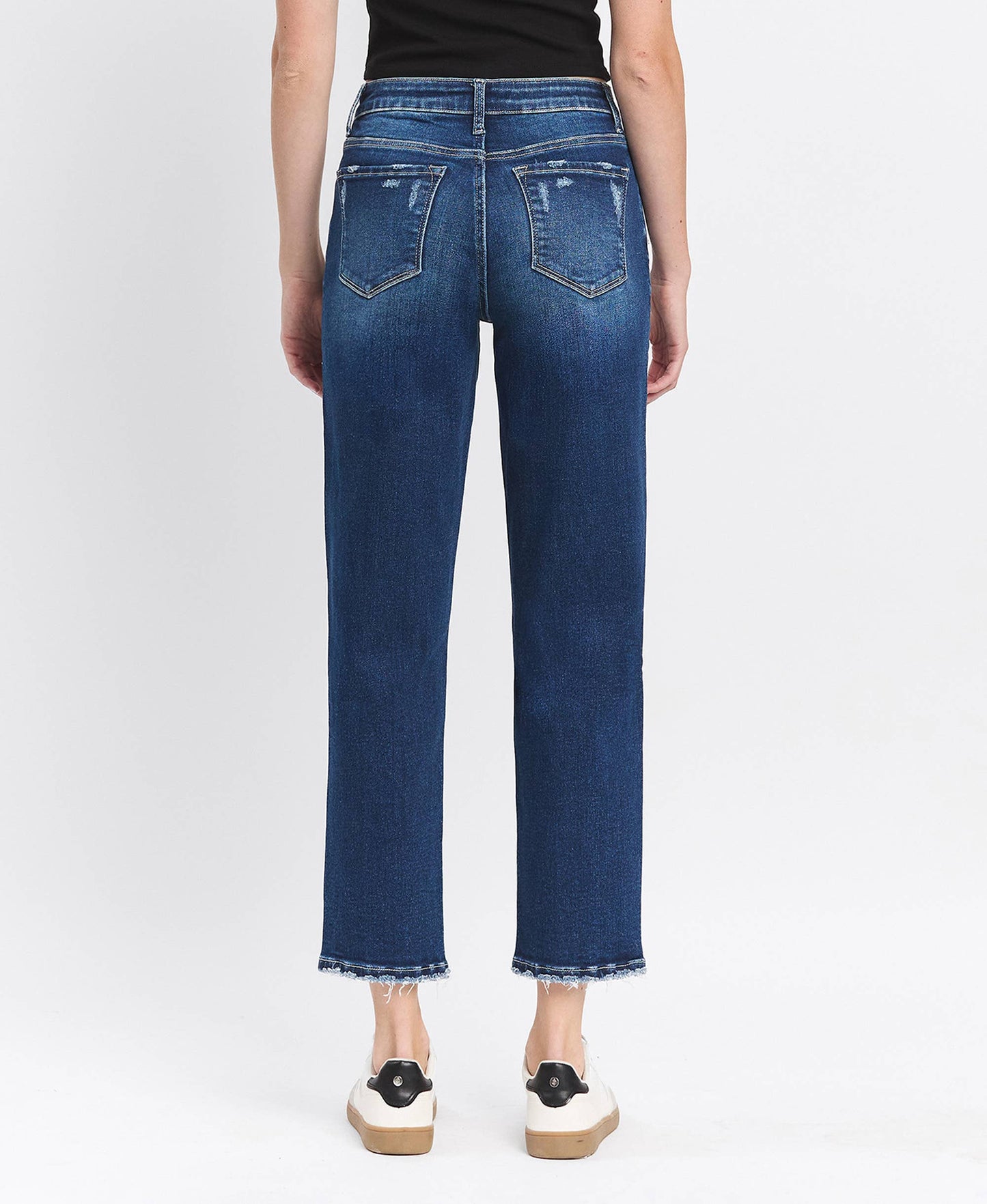 HIGH RISE SLIM BARREL JEANS LV1519