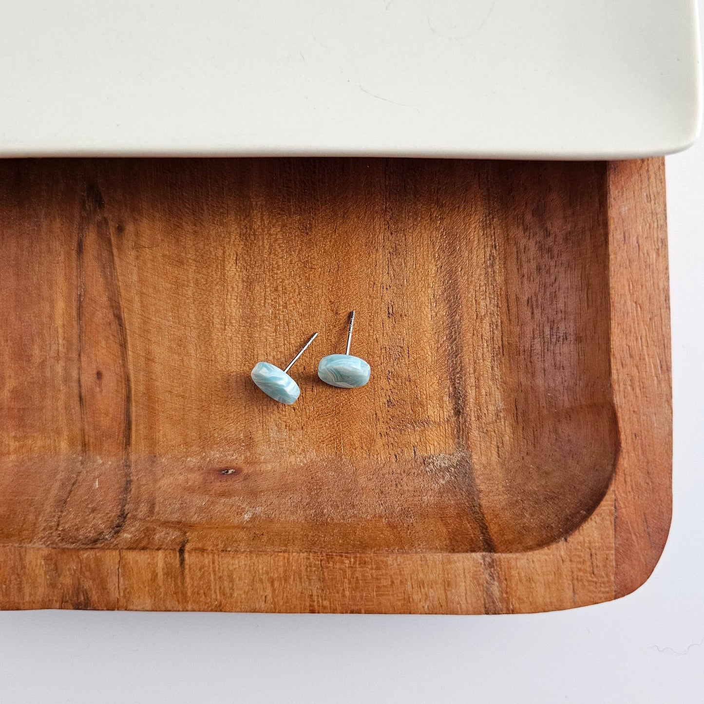 Kate Studs - Aquamarine // Jewelry, Earrings, Gift