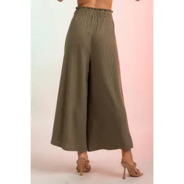 Gaucho Pants - Olive