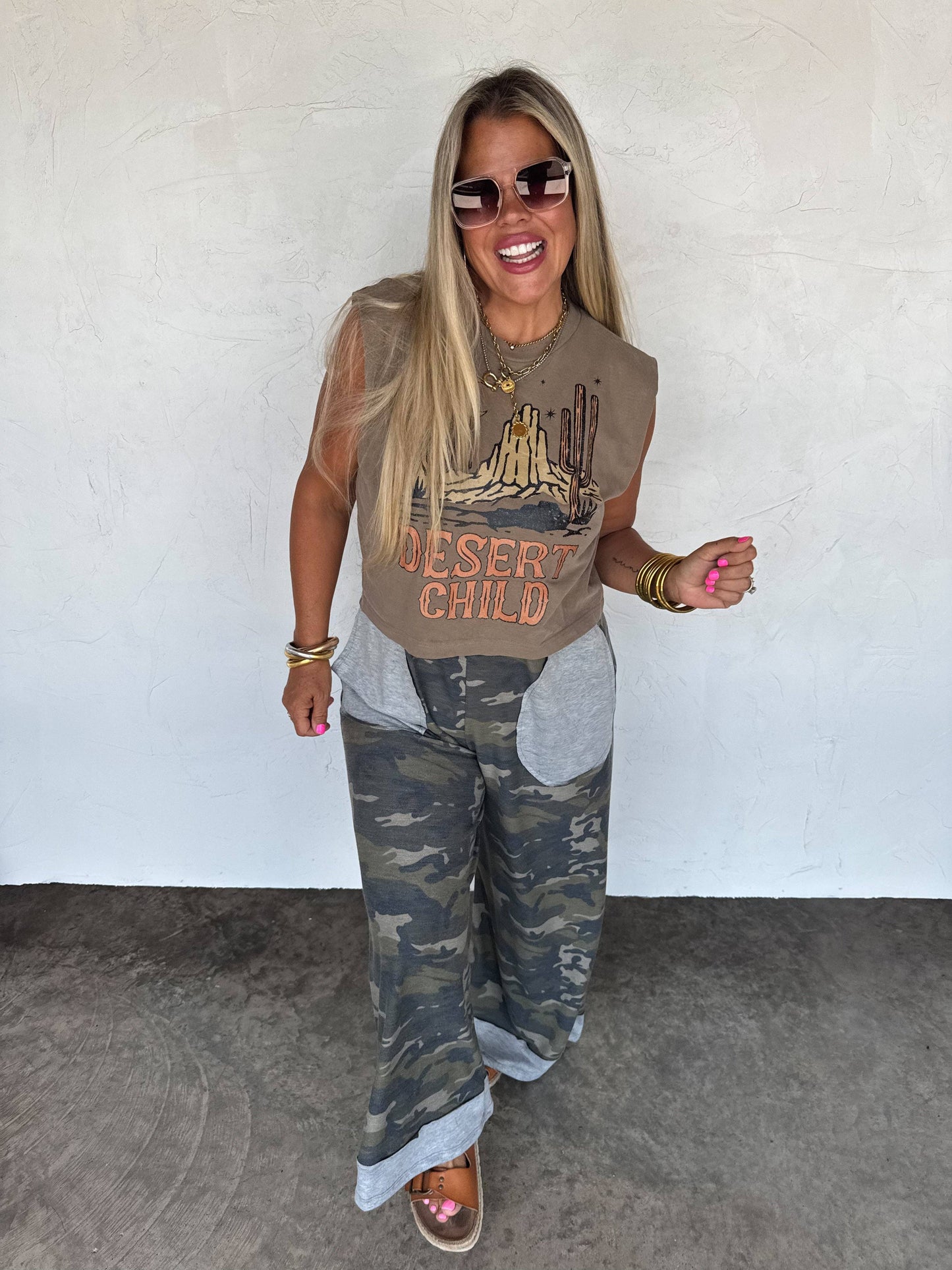 RICKI CAMO ROMPER